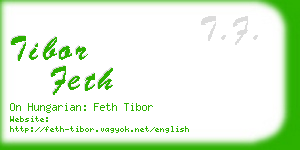 tibor feth business card